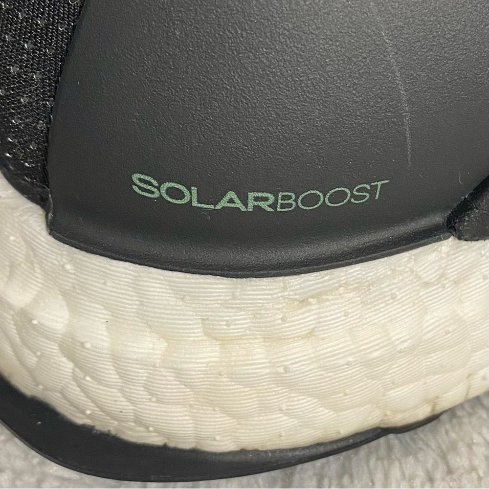 Adidas SolarBoost 19 Black White Running Shoes Men’s Size 13 - Picture 11 of 12